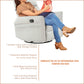 360  Swivel Rocking Recliner Chair, Nursery Glider, Modern Small Rocker