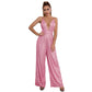 Women's Suspender Sequins Deep V One-piece Suit
