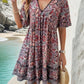 Female Casual Printing Ladies Dress