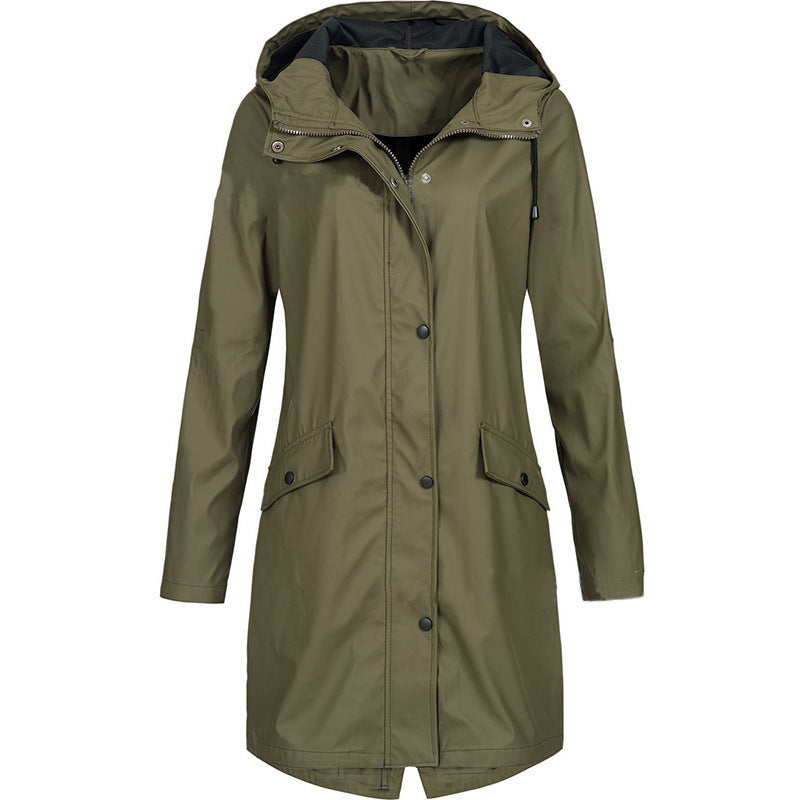 Veste imperméable légère pour femme