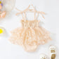 Children's Stitching Lace Yarn Princess Dress