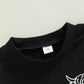 Ensemble deux pièces t-shirt à manches courtes et short imprimé tête de vache