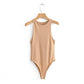 Women's Fashion Solid Color Sleeveless Slim Jumpsuit