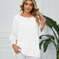 Women's Loose Three-quarter Sleeve Chiffon Top