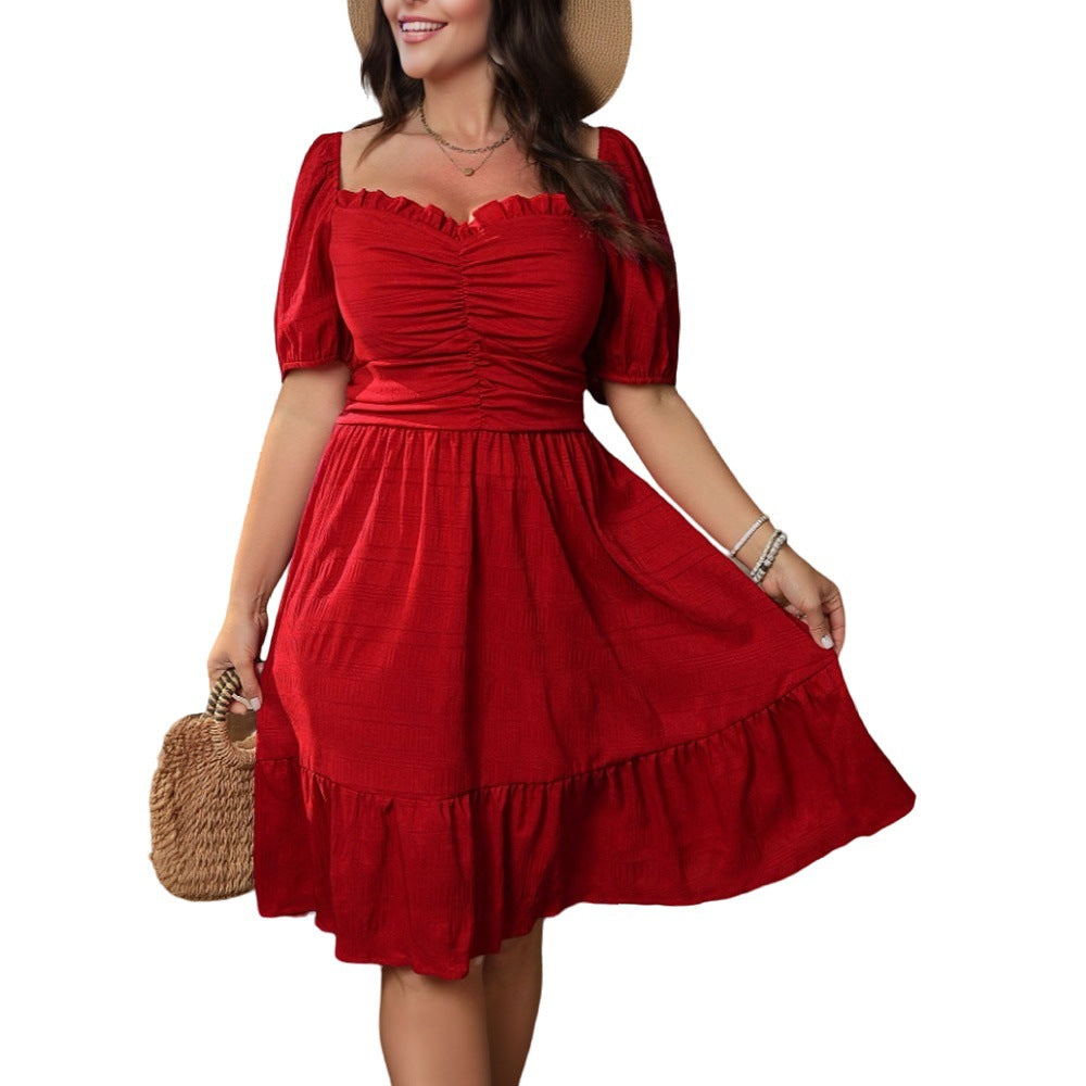 Elegant Plus-size Womens Dress