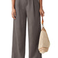 Loose Casual And Comfortable Pocket Straight-leg Pants