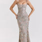 Women's Style Elegant And Chic Low Neck Sleeveless Sexy Backless Lace Up Dress