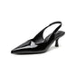 Elegant Small Pointed-toe Low-cut High Heel Pumps Women's Spring