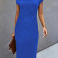 Women's Cotton Solid Color Casual Dress