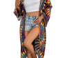 Beach Cover-up Pattern Sun Protection Cardigan Female