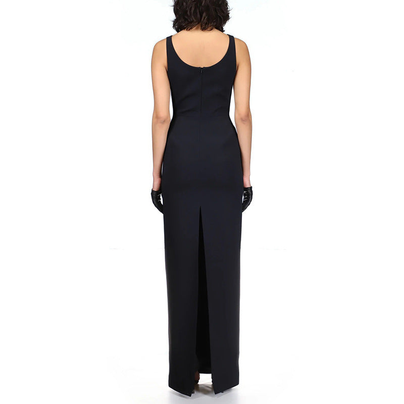 Diamond-studded Suspenders Carefully Cut Out On The Chest