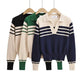 Pull en tricot à manches longues pour femme