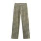 Hollow Embroidered Suit Jacket Straight-leg Pants