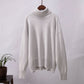 Pull à col roulé uni tendance pour femme