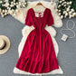French-style Vintage Platycodon Fairy Dress New Gentle Summer Design