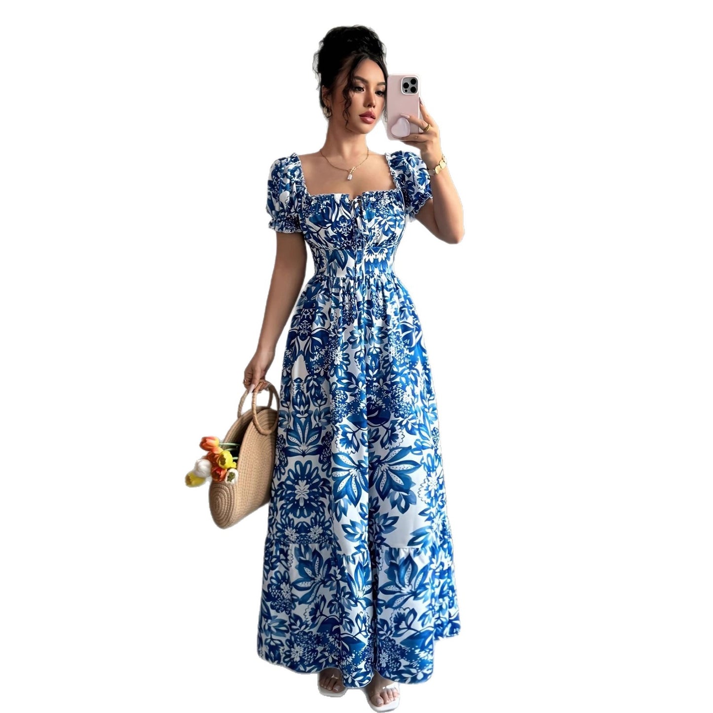 Elegant And Fashionable French-style Slip Dress For Women