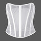 Women's Fashion Mesh Tight Strappy Bustier Top