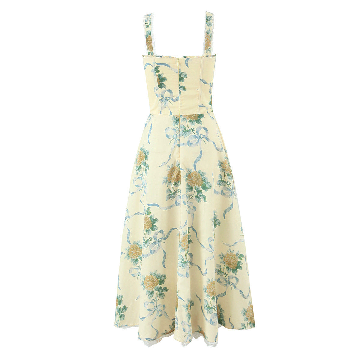 Women's Fashion Stitching Mid-length Dress