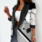 Women's Clothing Plain Casual Loose Beige Blazer