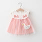 Children's Girls Summer Sleeveless Print Dress