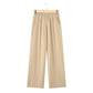 Long Sleeve Shirt Loose Wide Leg Pants Casual Two-piece Suit