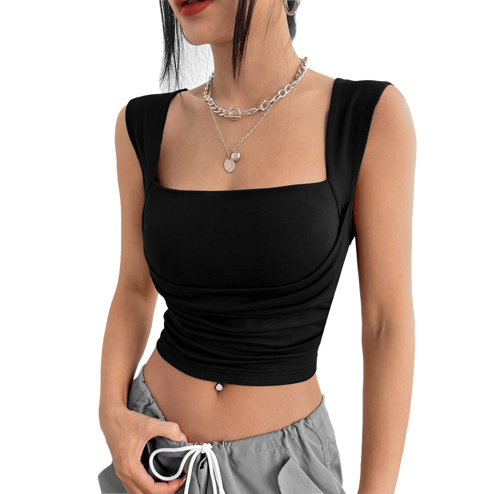 European And American Slimming And Short Color Tube-top Chest-wrapped Vest