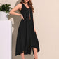 Robe ample décontractée sans manches pour femme
