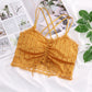 Drawstring Lace Wrap Chest Strapless Vest