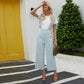 Loose High Waist Drape Casual Women Jumpsuit
