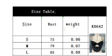 Punching Steel Ring European And American Style Vest For Women