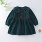 Robe en velours côtelé pour fille Robe de princesse pour bébé