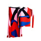 Geometric Pattern Fashion Pleated Women's Two-piece Set