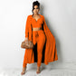 Solid Color Ribbed V-neck Vest Long Women's Pants Sportswear Suit