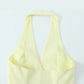 Spring New Fashion Hanging Collar Style Top Trousers Suit