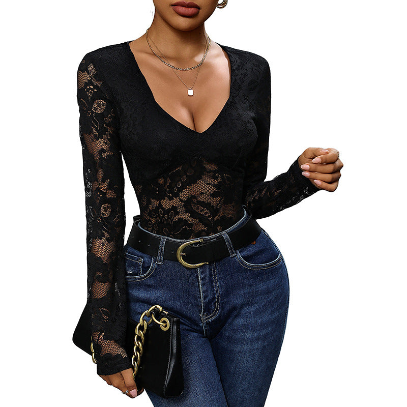 Fashion Long Sleeve Women's Jumpsuit