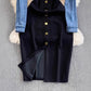 Women's Mid-length Single-breasted Sheath Jumpsuit