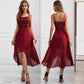 Robe sexy en mousseline de soie à paillettes rétro