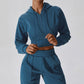 Loose Long Sleeve Sweatershirt Coat For Women