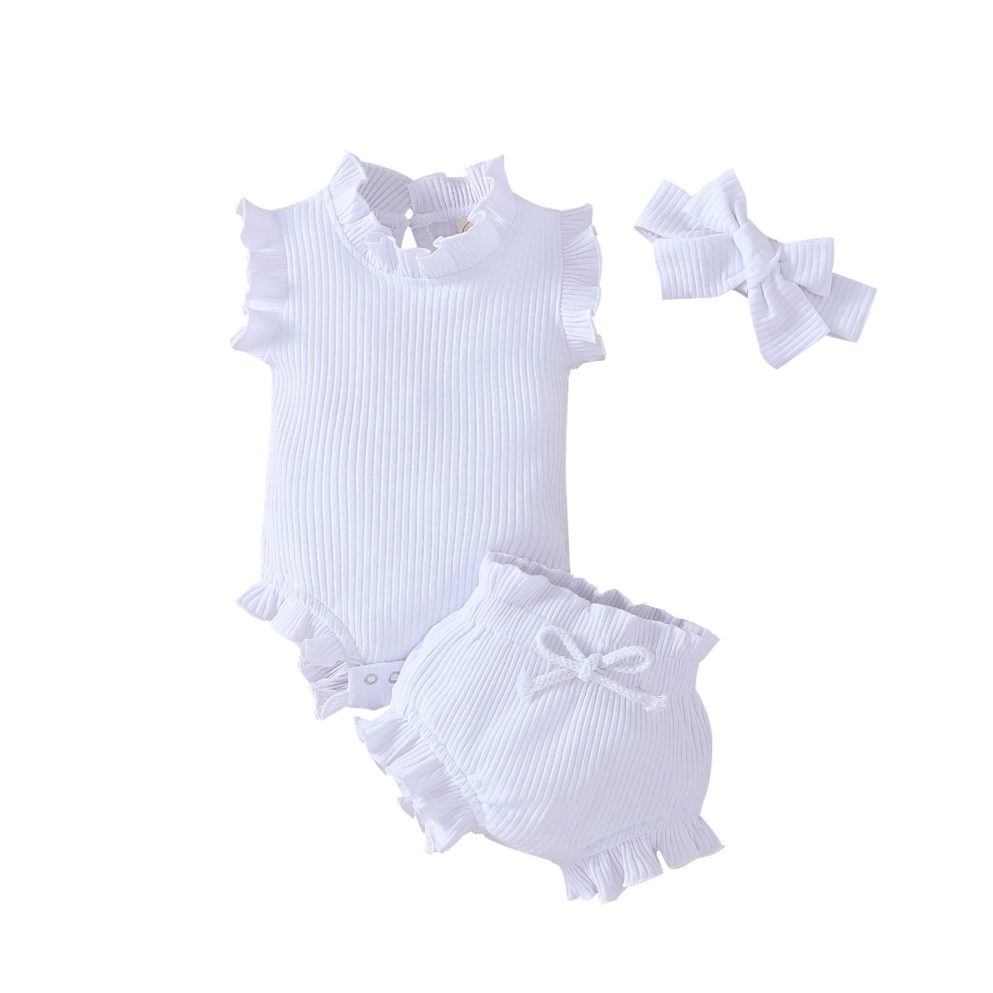 Solid Color Set Three-piece Set Candy Color Multicolor