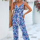 Lotus Leaf Printing Gallus Siamese Trousers Female