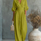 Waist-cinching V-neck Elegant Womens Jumpsuit