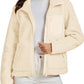 Autumn And Winter Lapel Button Loose Fleece Shirt