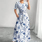 Summer Fashion Short-Sleeve Printed Dress