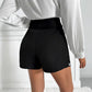 Women's Polyester Sequin Stitching Slit Pantskirt