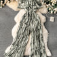 Ruffled Off-shoulder Slim-fit Long Blooming Pleated Wide-leg Pants