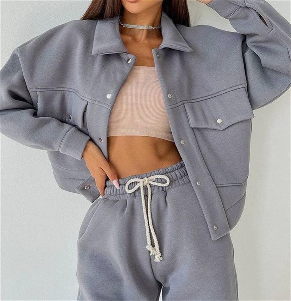 Veste unie pour femme