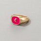 Cute Cartoon Dripping Oil Ins Wind Color Multi-element Single Ring