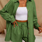 Tatting Cardigan With Shorts Fashion Casual Women's Suit