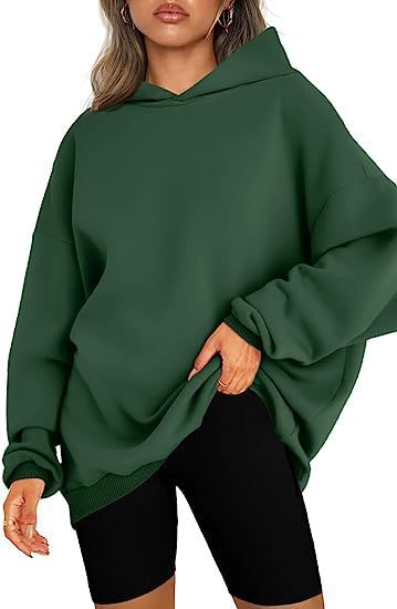 Pull à capuche ample surdimensionné pour femme