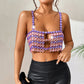 New Gem Stitching Backless Underwaist